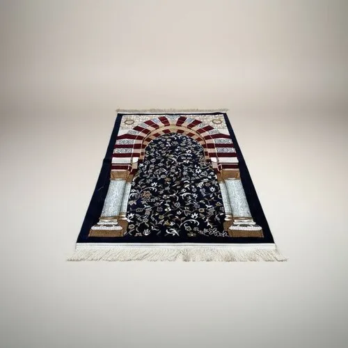 Madinah Mihrab Gebedskleed Blauw