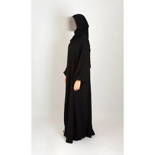 A-lijn Abaya Puff Jazz voor Dames - Black
