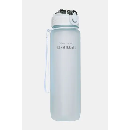 Waterfles Lichtblauw - Reminder to Say Bismillah