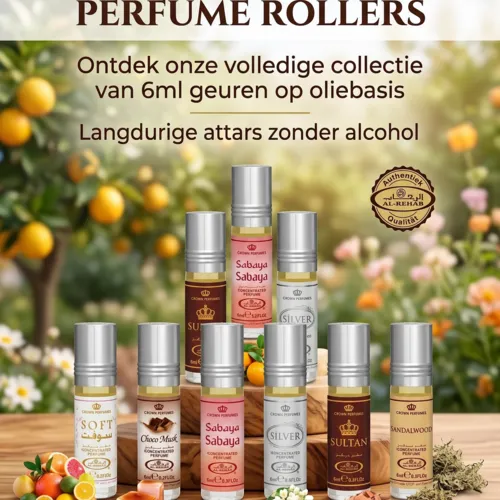 Al-Rehab Roll-On Parfums – Alcoholvrije Geur Oliën