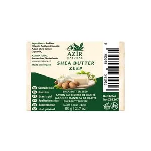Azir Natural Shea Butter Zeep 80g – Voedend & Hydraterend