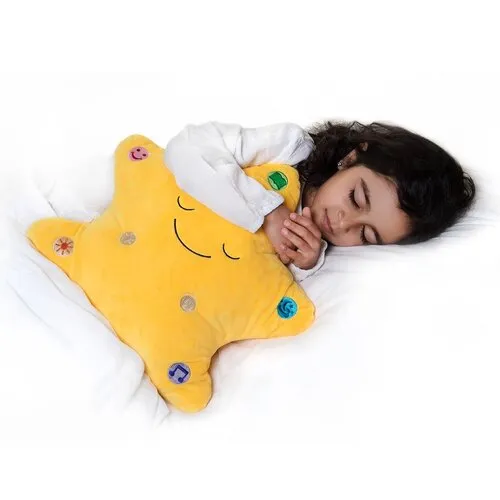 Desi Doll My Dua’ Pillow Geel – Islamitisch Licht & Geluid Kussen