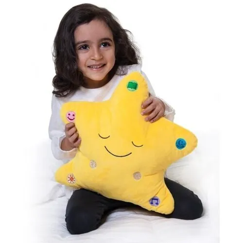 Desi Doll My Dua’ Pillow Geel – Islamitisch Licht & Geluid Kussen