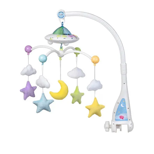 Desi Doll Moon & Stars Quran Cot Mobile met Lichtprojectie
