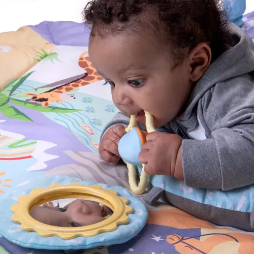 Desi Doll Arabic Alphabet 5-in-1 Activity Gym & Playmat – Interactieve Baby Speelmat met Arabisch Alfabet
