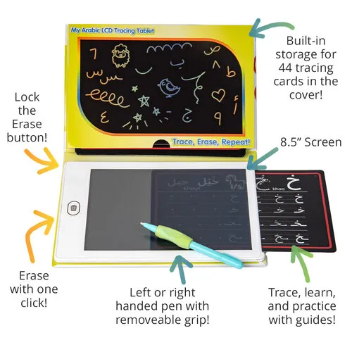 Desi Doll My Arabic LCD Tracing Tablet – Interactieve Arabische Schrijftablet voor Kinderen