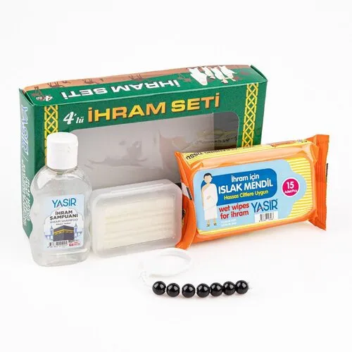 Hajj & Umrah Ihram Essentials Kit – 4 Delig