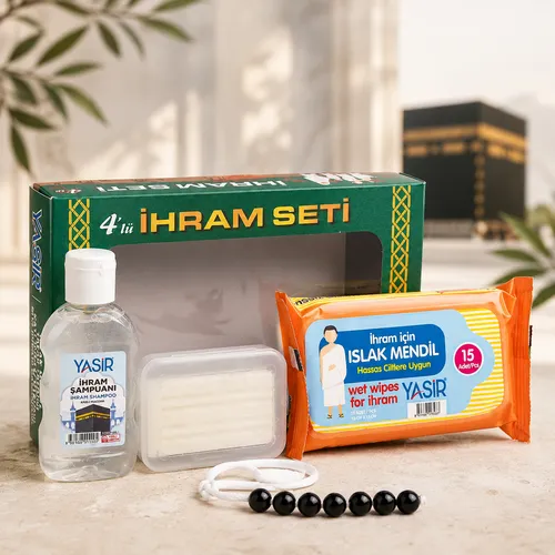 Hajj & Umrah Ihram Essentials Kit – 4 Delig