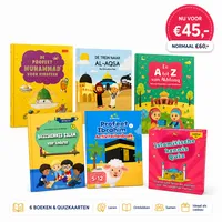 Vakantiebundel Kinderen – 6 Islamitische Boeken en Quizkaarten