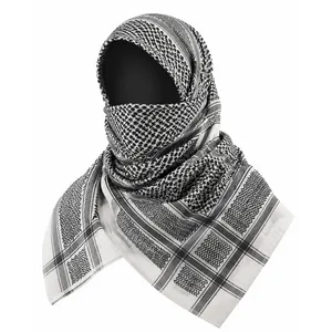 Arafat sjaal Zwart Wit - Yashmagh Black Sjaal Arafat sjaal Zwart Wit - Yashmagh Black Sjaal