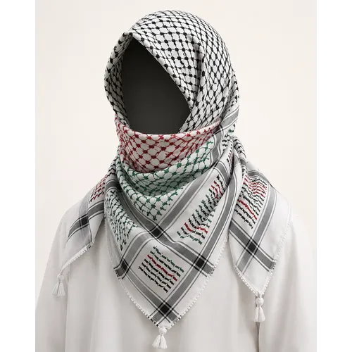 Luxe Arafat sjaal in kleur- Yashmagh Sjaal Luxe Arafat sjaal in kleur- Yashmagh Sjaal