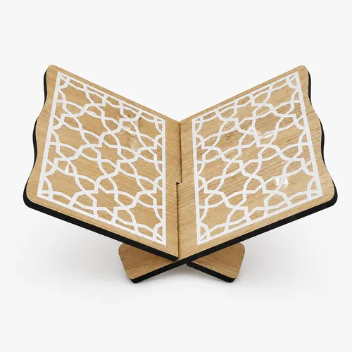Hijrah Koran Houder van Hout – 22 × 30 cm Hijrah Koran Houder van Hout – 22 × 30 cm