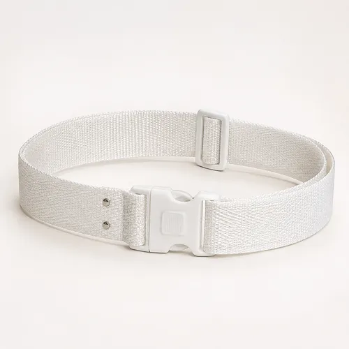 Verstelbare Ihram Riem Zonder Naaistiksels – Wit | 74–132 cm