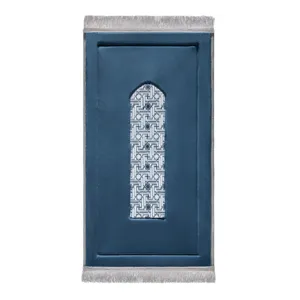 Urban Rug UK Royal Blue Design – Gewatteerd & Geborduurd Gebedskleed voor Volwassenen Urban Rug UK Royal Blue Design – Gewatteerd & Geborduurd Gebedskleed voor Volwassenen