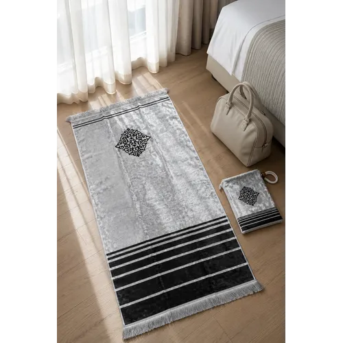 Mizan Pocket Gebedskleed met Tasje – Reisgebedskleed 112 × 63 cm Mizan Pocket Gebedskleed met Tasje – Reisgebedskleed 112 × 63 cm