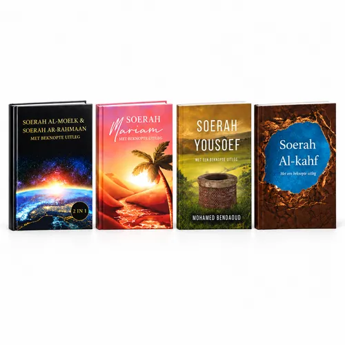 Ibn Baaz Bookstore Soerah Voordeelbundel 4 Boeken – Al-Kahf, Yoesoef, Mariam & Meer Ibn Baaz Bookstore Soerah Voordeelbundel 4 Boeken – Al-Kahf, Yoesoef, Mariam & Meer