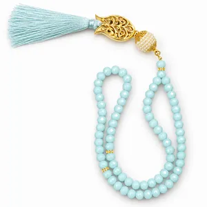 Kristallen Tasbeeh Babyblauw – 99 Kralen Kristallen Tasbeeh Babyblauw – 99 Kralen