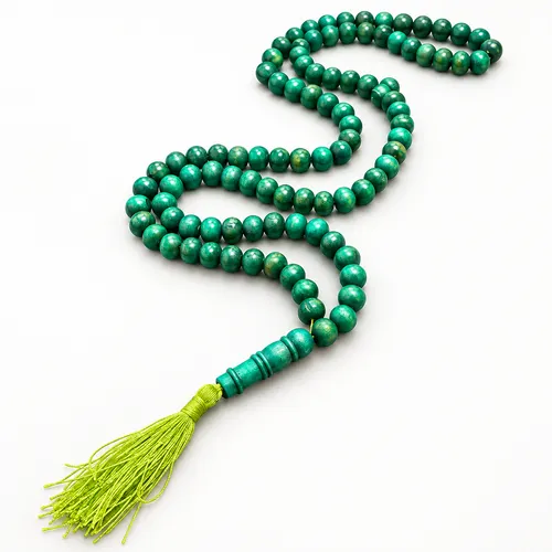Houten Tasbeeh - Groen Houten Tasbeeh - Groen