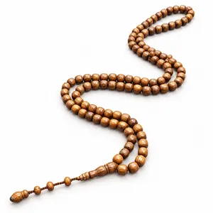 Houten Tasbeeh Walnootbruin – 99 Kralen