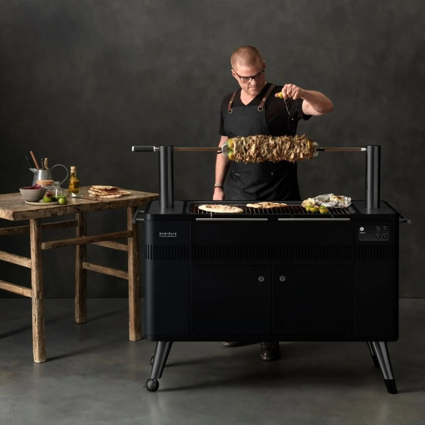 Everdure Hub II Houtskool Barbecue