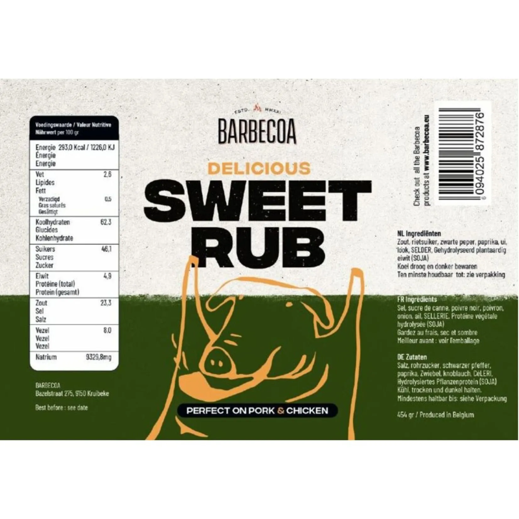 Barbecoa Sweet Rub