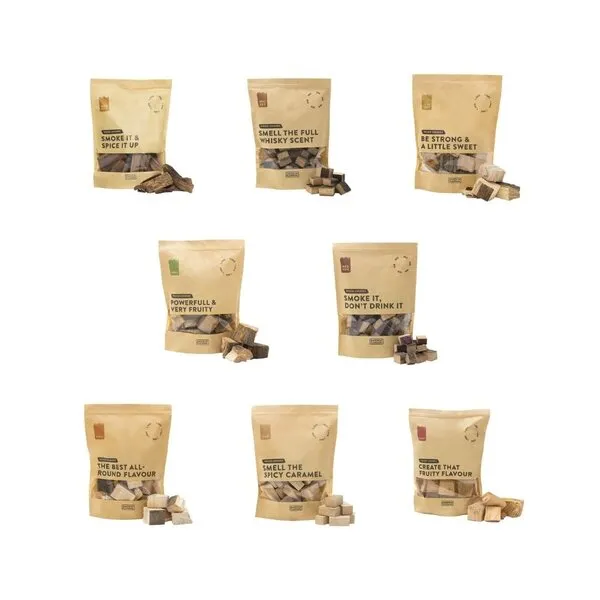 Smoking Flavours Rookchunks Pakket 4 stuks