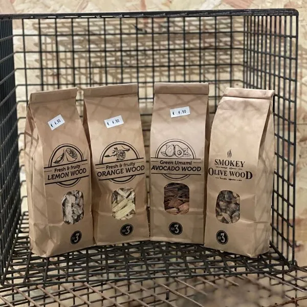 Smokey Olive Wood Rooksnippers Pakket 3 stuks