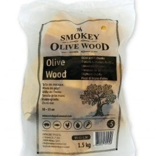 Smokey Olive Wood Rookchunks Pakket 4 stuks