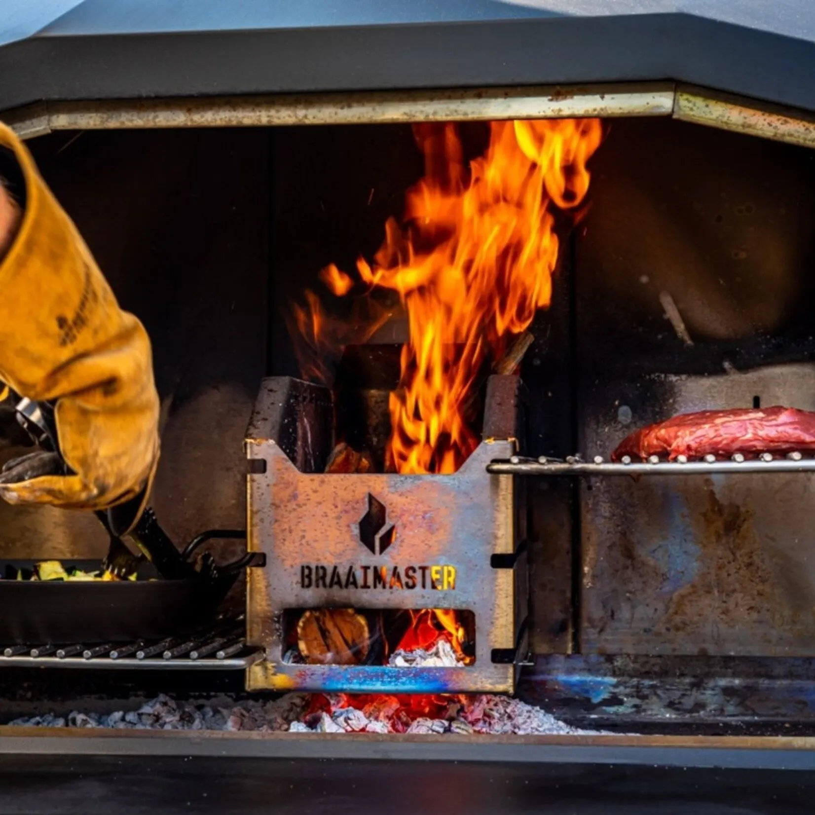 Braaimaster Freestanding single black