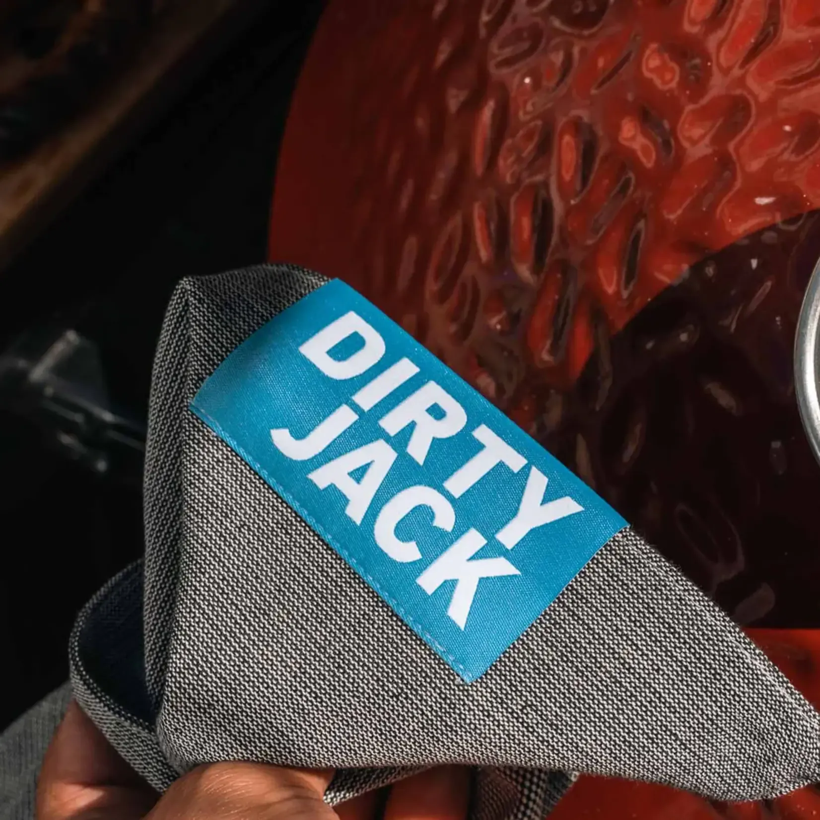 Dirty Jack Kookdoek  Charcoal - Blauw etiket