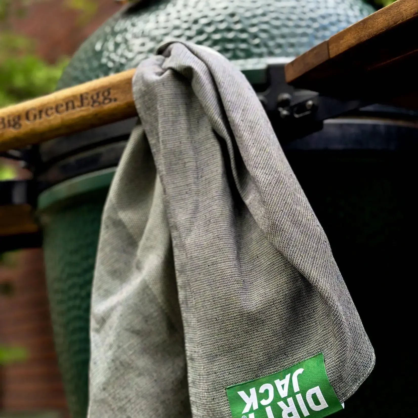 Kookdoek  Charcoal - Groen etiket