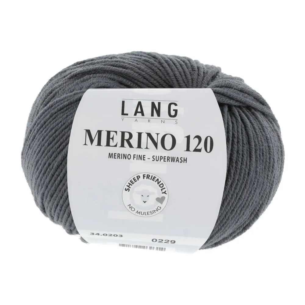 LANG Yarns LANG Yarns Merino 120 203 steen LANG Yarns LANG Yarns Merino 120 203 steen
