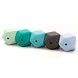 Durable Durable Silicone Hexagon kraal 17mm 5 st. blauw Durable Durable Silicone Hexagon kraal 17mm 5 st. blauw