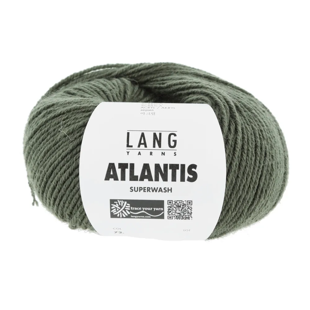 LANG Yarns LANG Yarns Atlantis 098 olijfgroen LANG Yarns LANG Yarns Atlantis 098 olijfgroen