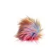 Pompon 10 cm meerkleurig Pompon 10 cm meerkleurig
