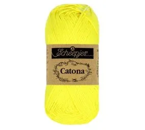 Scheepjes Catona Neon 601 geel