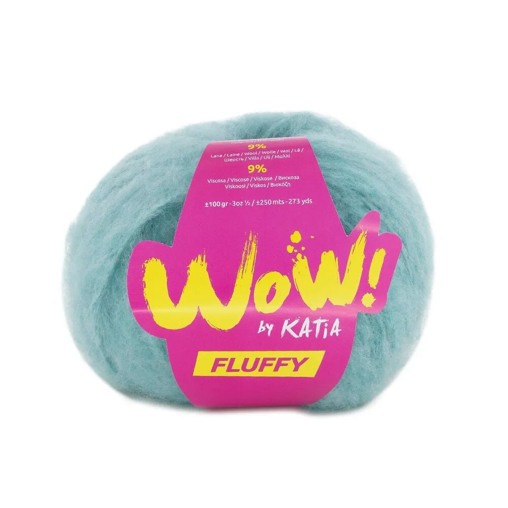 Katia Katia WOW Fluffy 91 aqua Katia Katia WOW Fluffy 91 aqua