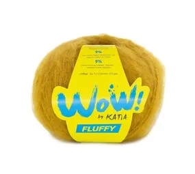 Katia Katia WOW Fluffy 92 mosterdgeel Katia Katia WOW Fluffy 92 mosterdgeel