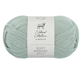 Novita Yarn Soft Merino 4-ply 305 cabbage white butterfly