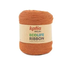 Katia Katia Ecolife Ribbon 105 roestbruin Katia Katia Ecolife Ribbon 105 roestbruin