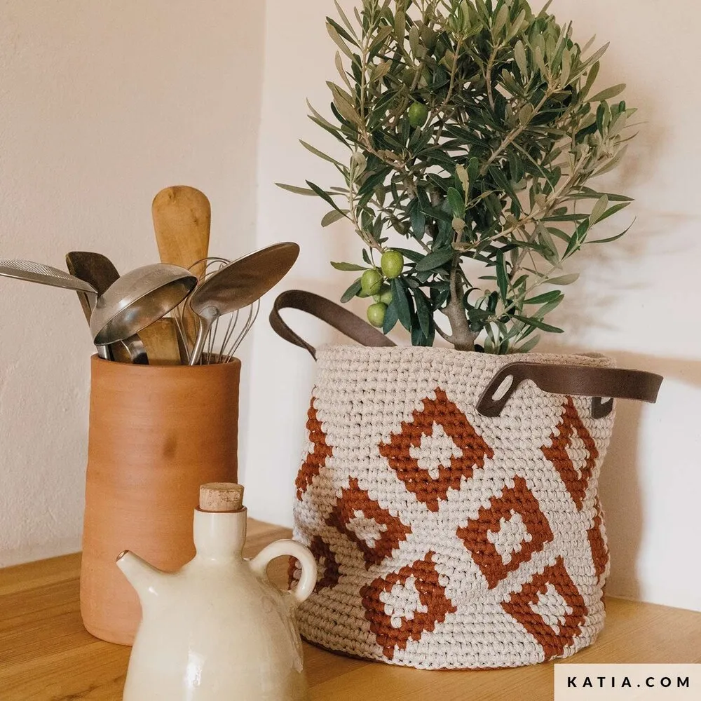 Katia Katia Ecolife Ribbon 105 roestbruin Katia Katia Ecolife Ribbon 105 roestbruin