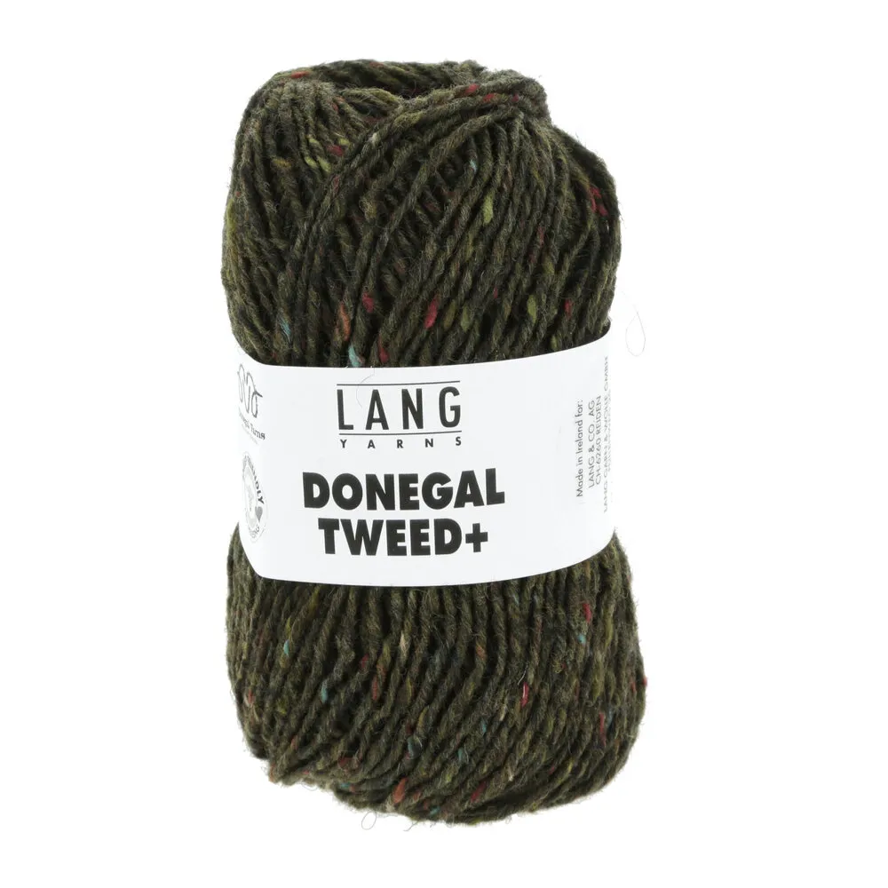 LANG Yarns Lang Yarns Donegal Tweed + 0098 olijf