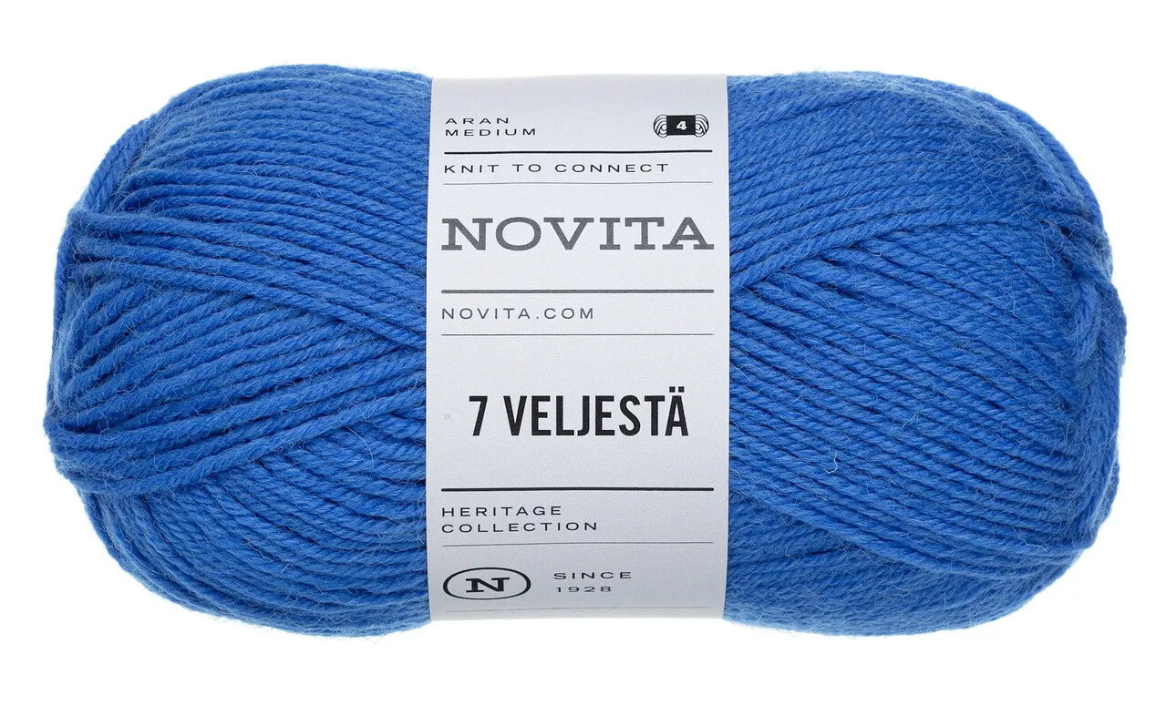 Novita Yarn Novita 7 Brothers 136 lobelia Novita Yarn Novita 7 Brothers 136 lobelia