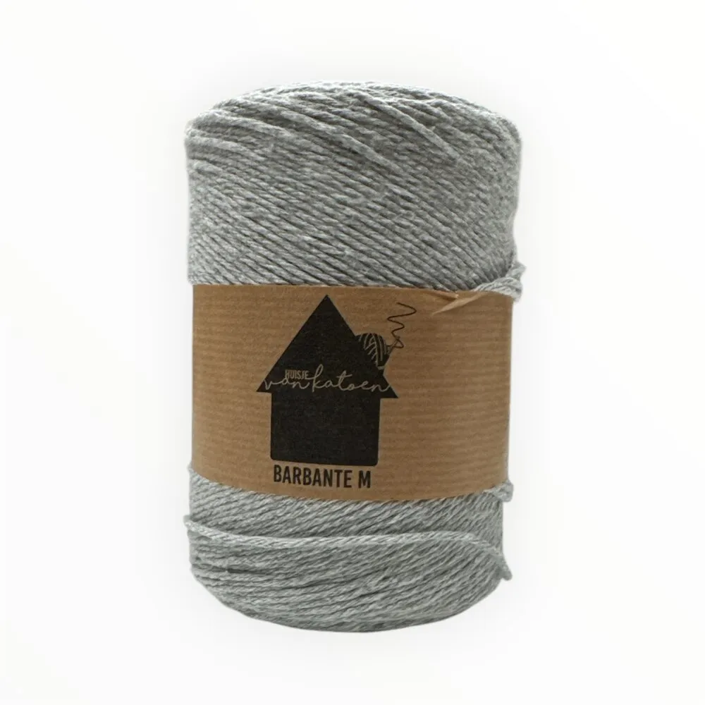Huisje van Katoen Barbante M 300 meter Wolken Grijs Huisje van Katoen Barbante M 300 meter Wolken Grijs