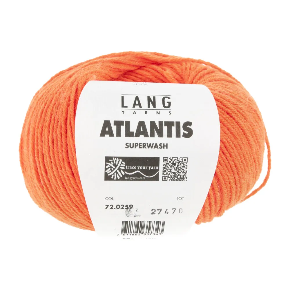 LANG Yarns LANG Yarns Atlantis 259 neon oranje