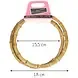 Opry Tasbeugel rond bamboe 18cm Opry Tasbeugel rond bamboe 18cm