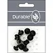 Durable veiligheidsogen 20mm zwart (10 stuks) Durable veiligheidsogen 20mm zwart (10 stuks)
