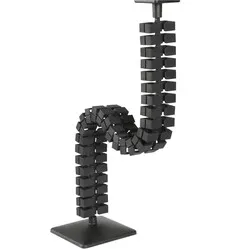 Ergopro Slim Kabelschlauch + Fuß schwarz