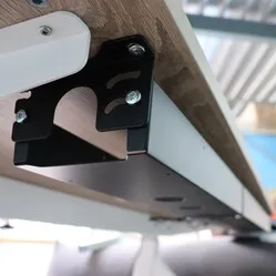 Ergopro Extend verstellbarer Kabelkanal 960 - 1660 mm Schwarz