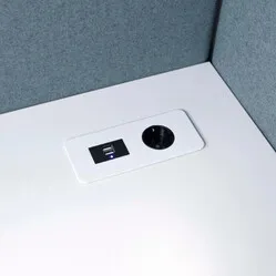 Götessons Table Top Slim USB Einbau-Steckdosenleiste Schreibtisch